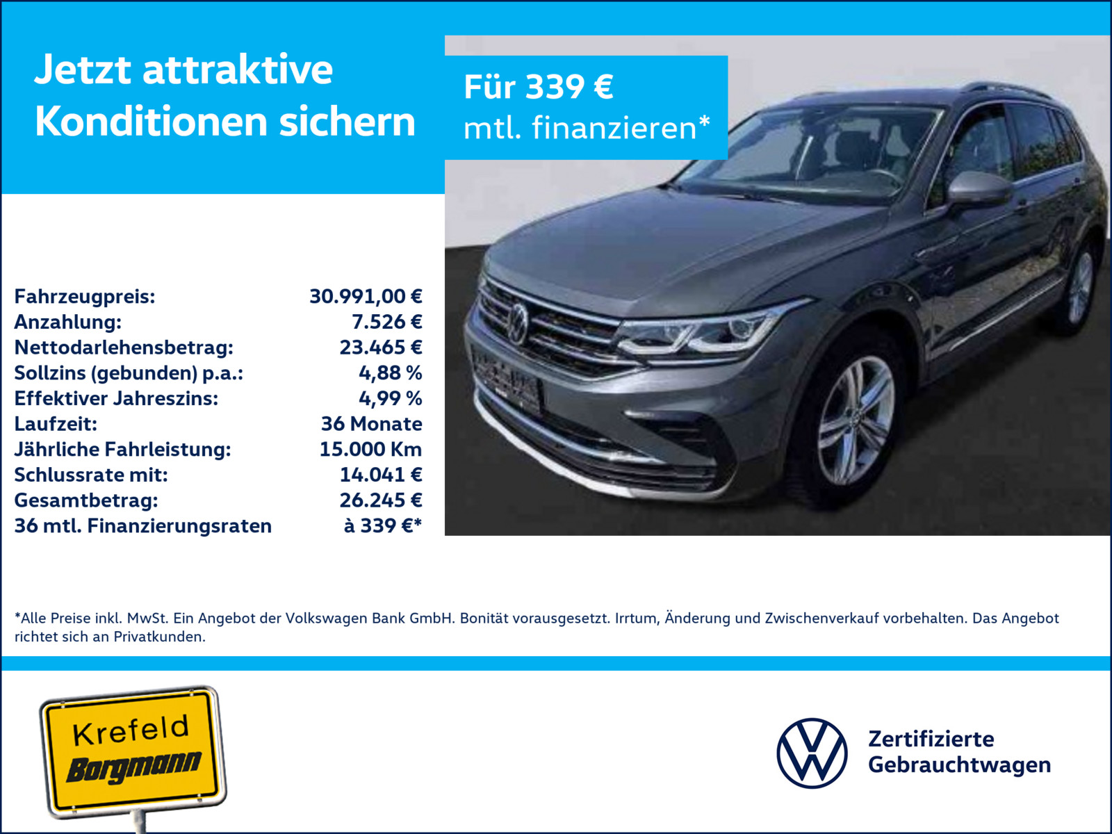 VW Tiguan 2.0 TDI Elegance 4Motion
