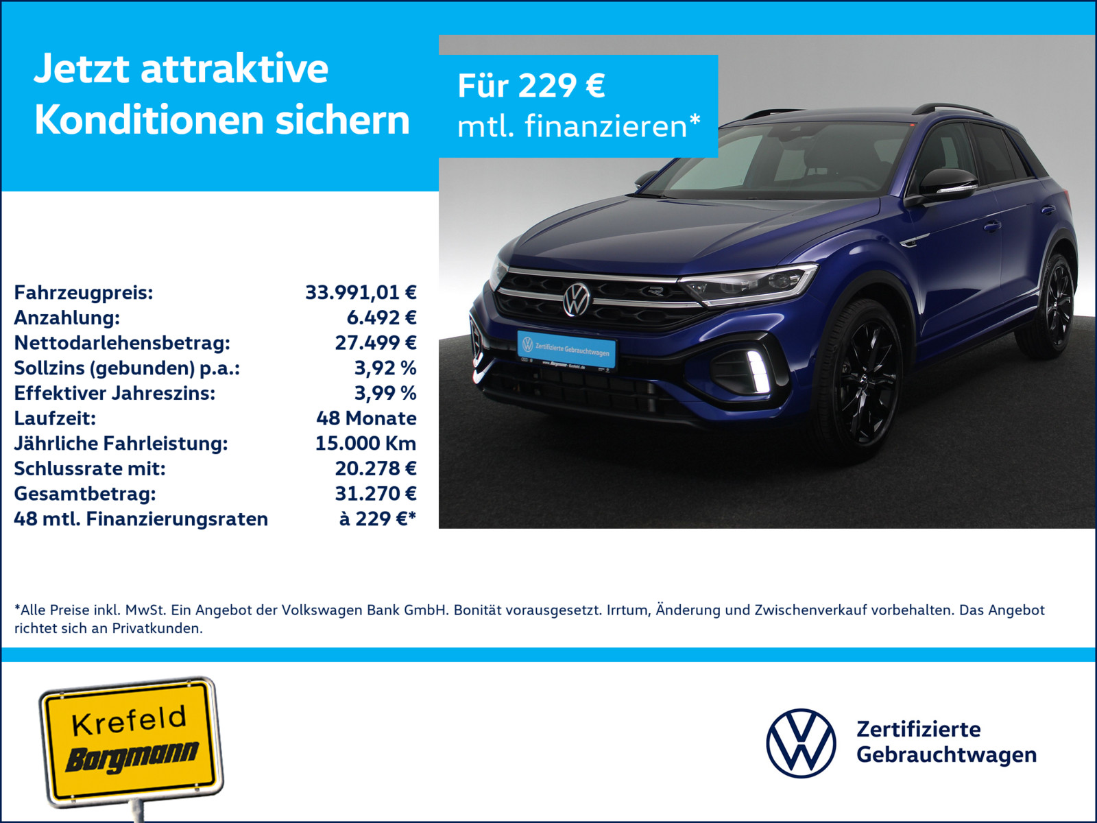 VW T-Roc 1.5 TSI R-Line