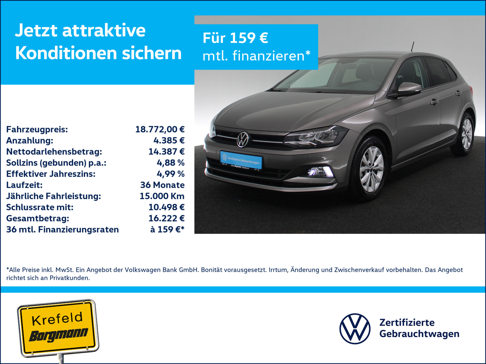 VW Polo 1.0 TSI Highline
