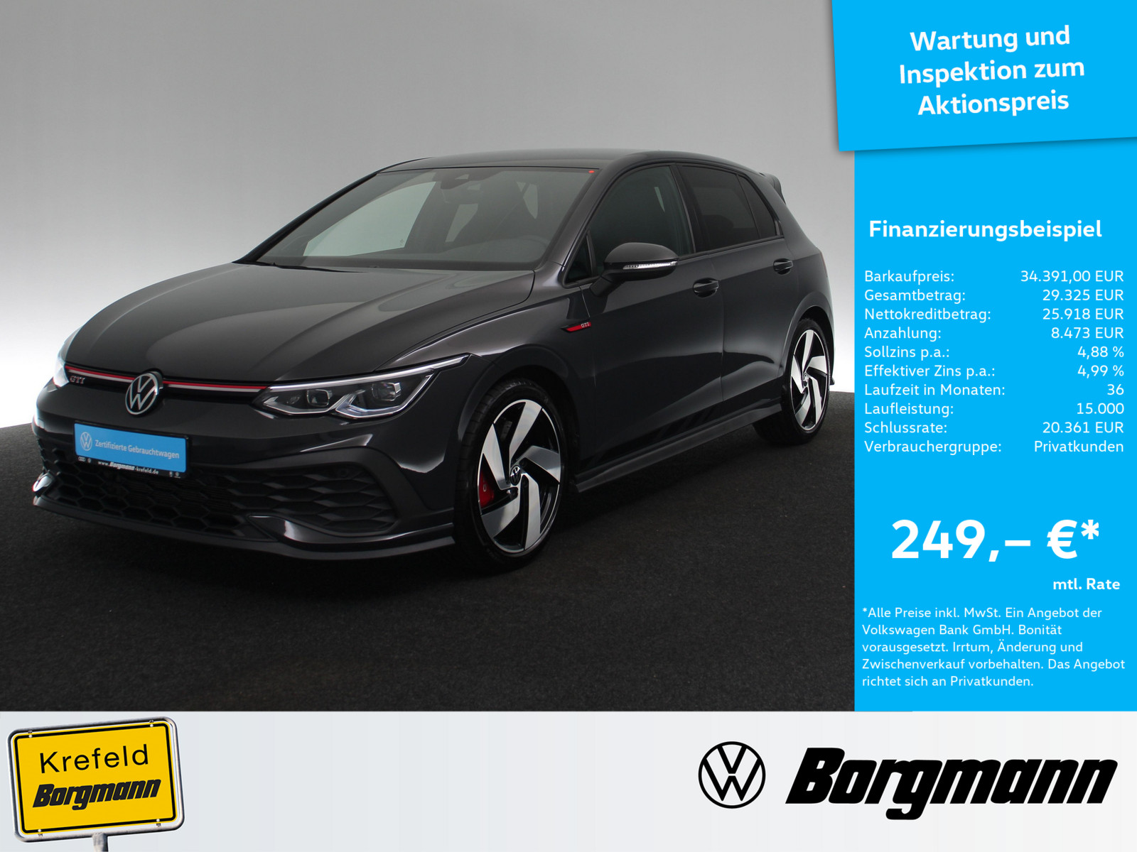 VW Golf VIII 2.0 TSI GTI Clubsport