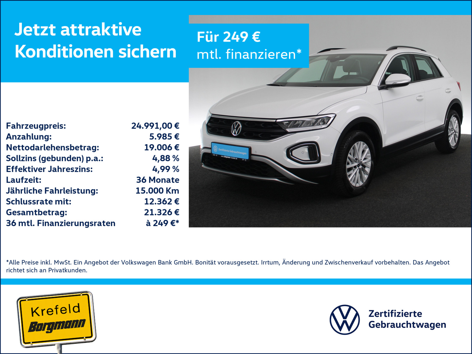 VW T-Roc 1.5 TSI Life