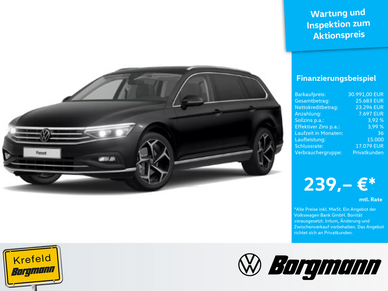 VW Passat Variant 4Motion 2.0 TDI Elegance
