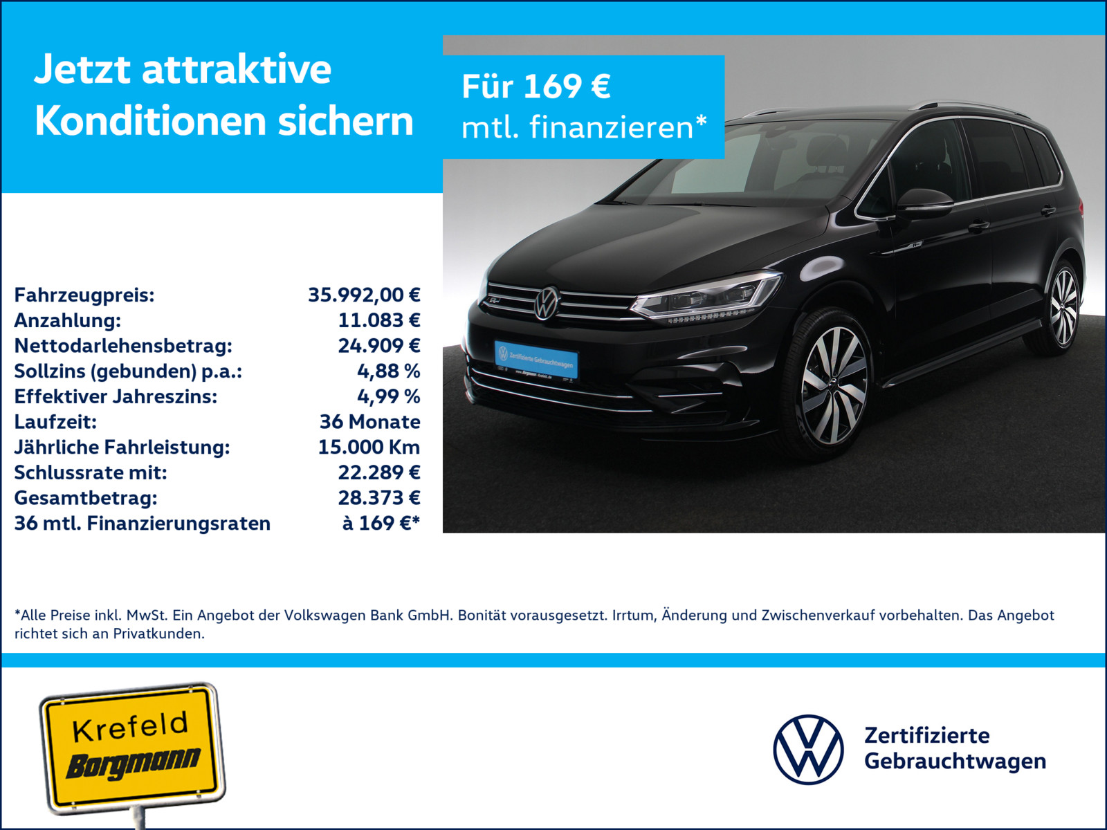 VW Touran 1.5 TSI Highline