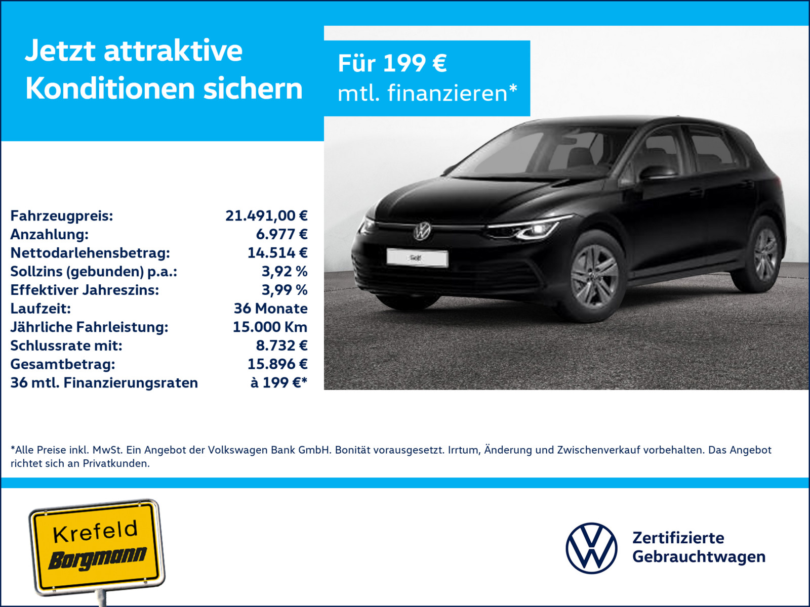 VW Golf VIII 2.0 TDI Life