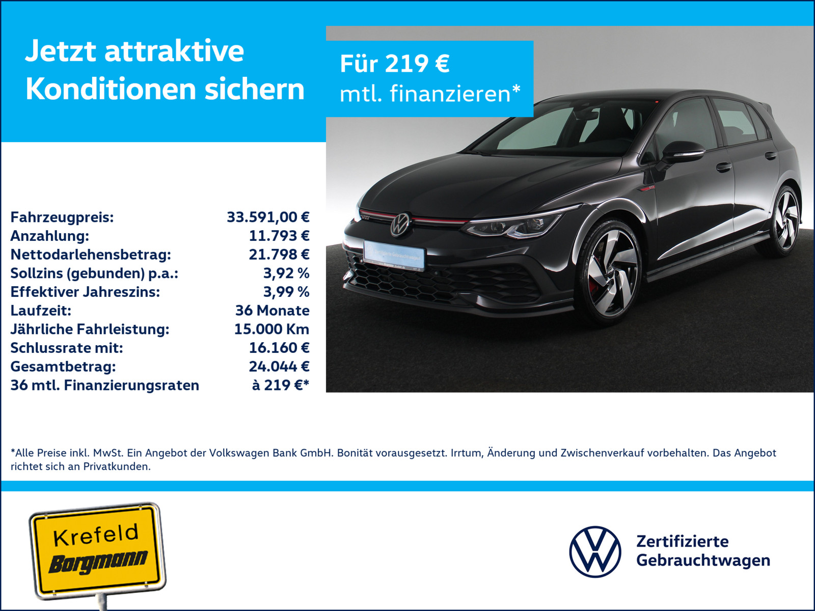 VW Golf VIII 2.0 TSI GTI Clubsport