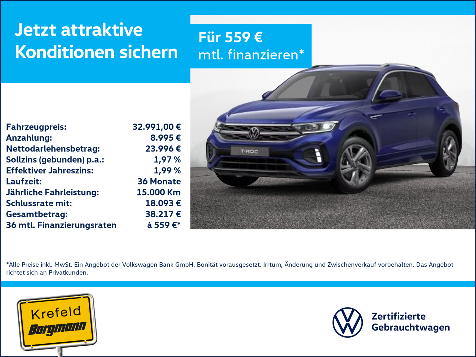 VW T-Roc 1.5 TSI R-Line