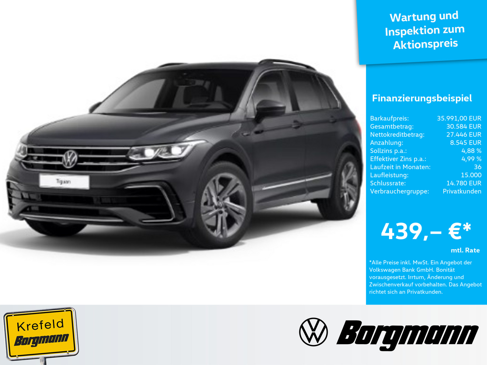 VW Tiguan 2.0 TSI R-Line 4Motion
