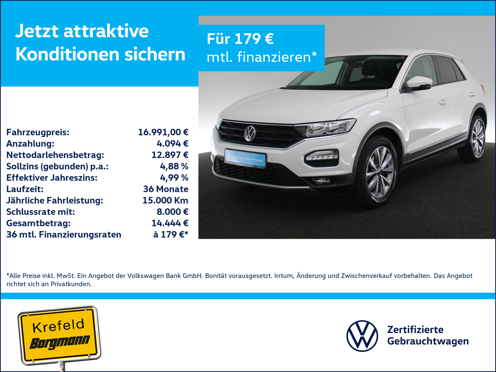 VW T-Roc 1.0 TSI Style