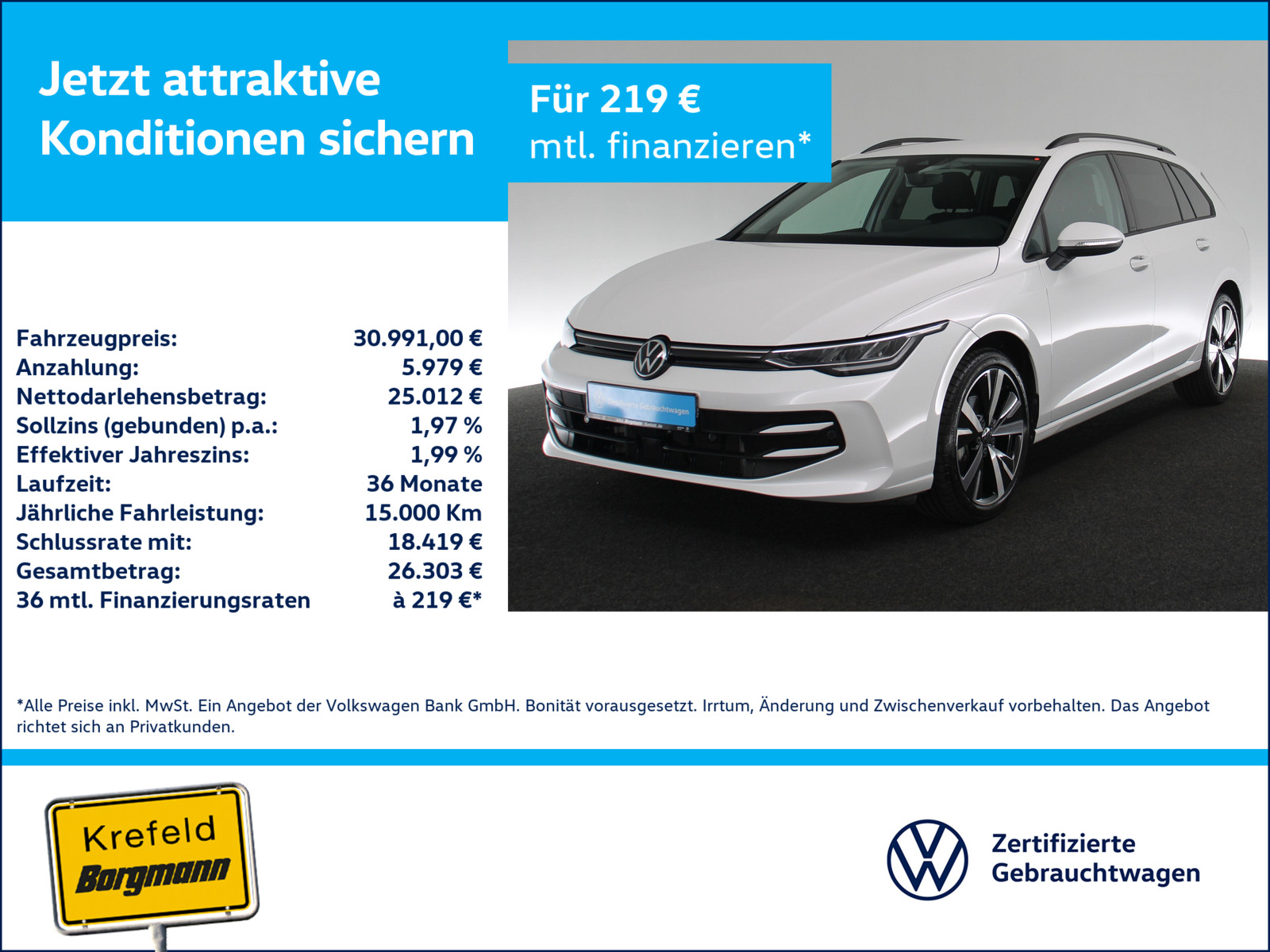 VW Golf VIII 1.5 eTSI Life