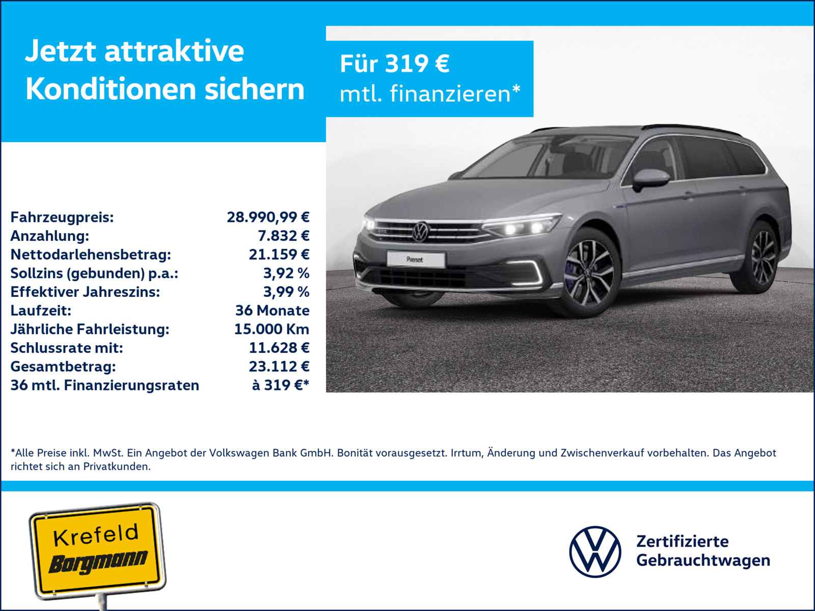VW Passat Variant 1.4 TSI Hybrid GTE