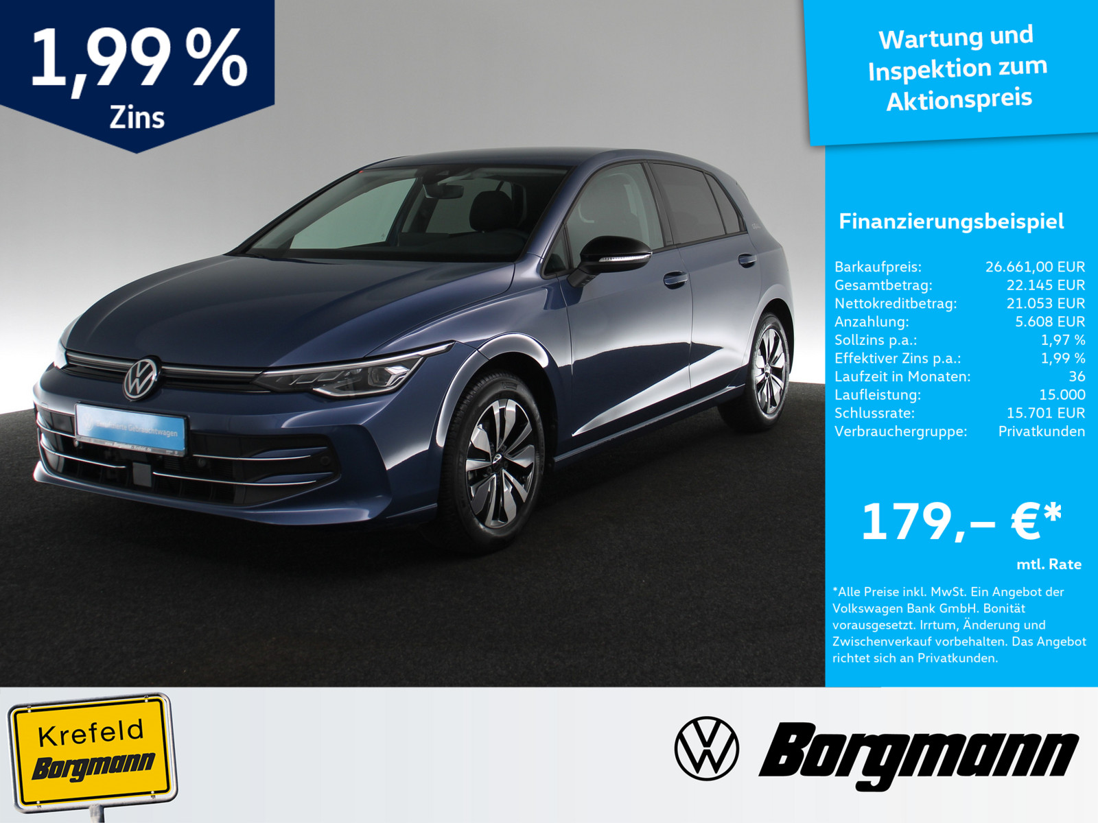 VW Golf VIII 1.5 TSI Goal