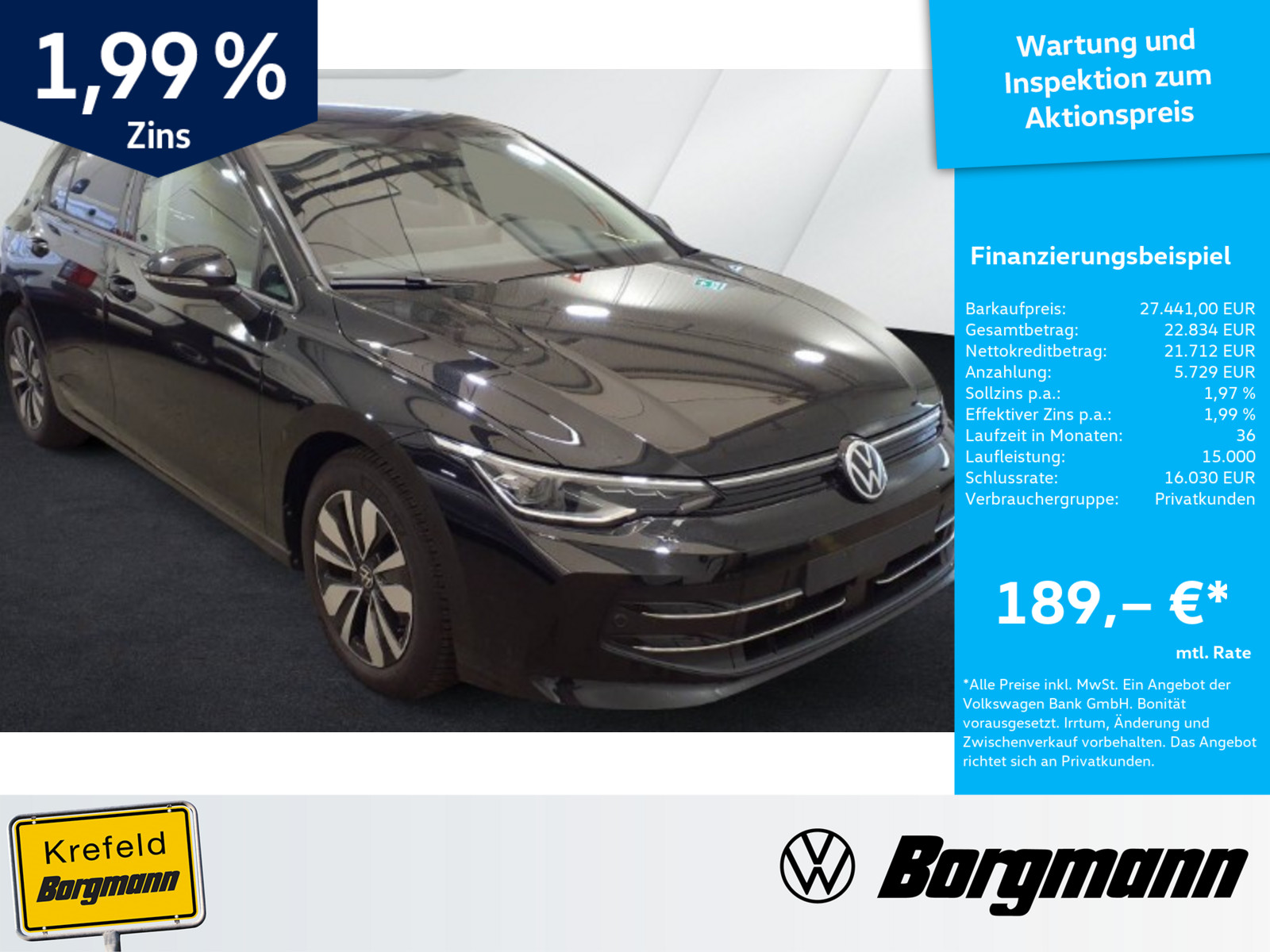 VW Golf VIII 1.5 TSI Goal
