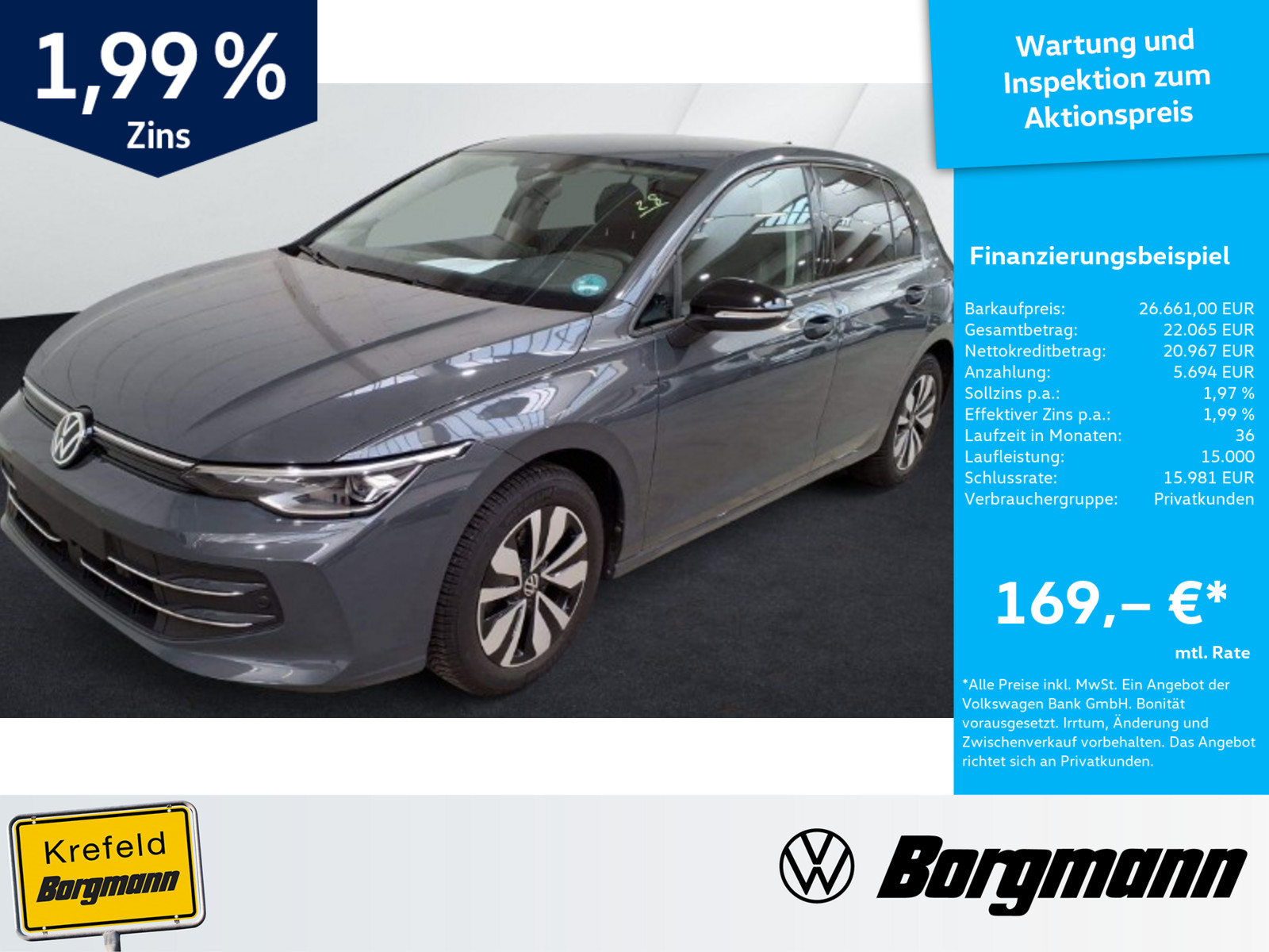 VW Golf VIII 1.5 TSI Goal