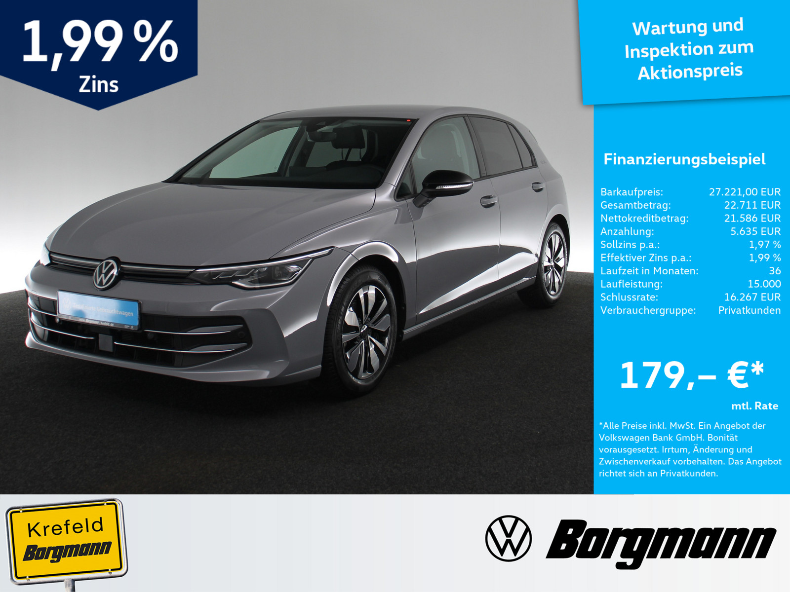 VW Golf VIII 1.5 TSI Goal
