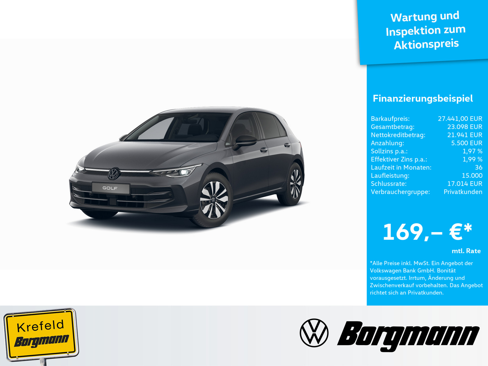 VW Golf VIII 1.5 TSI Goal