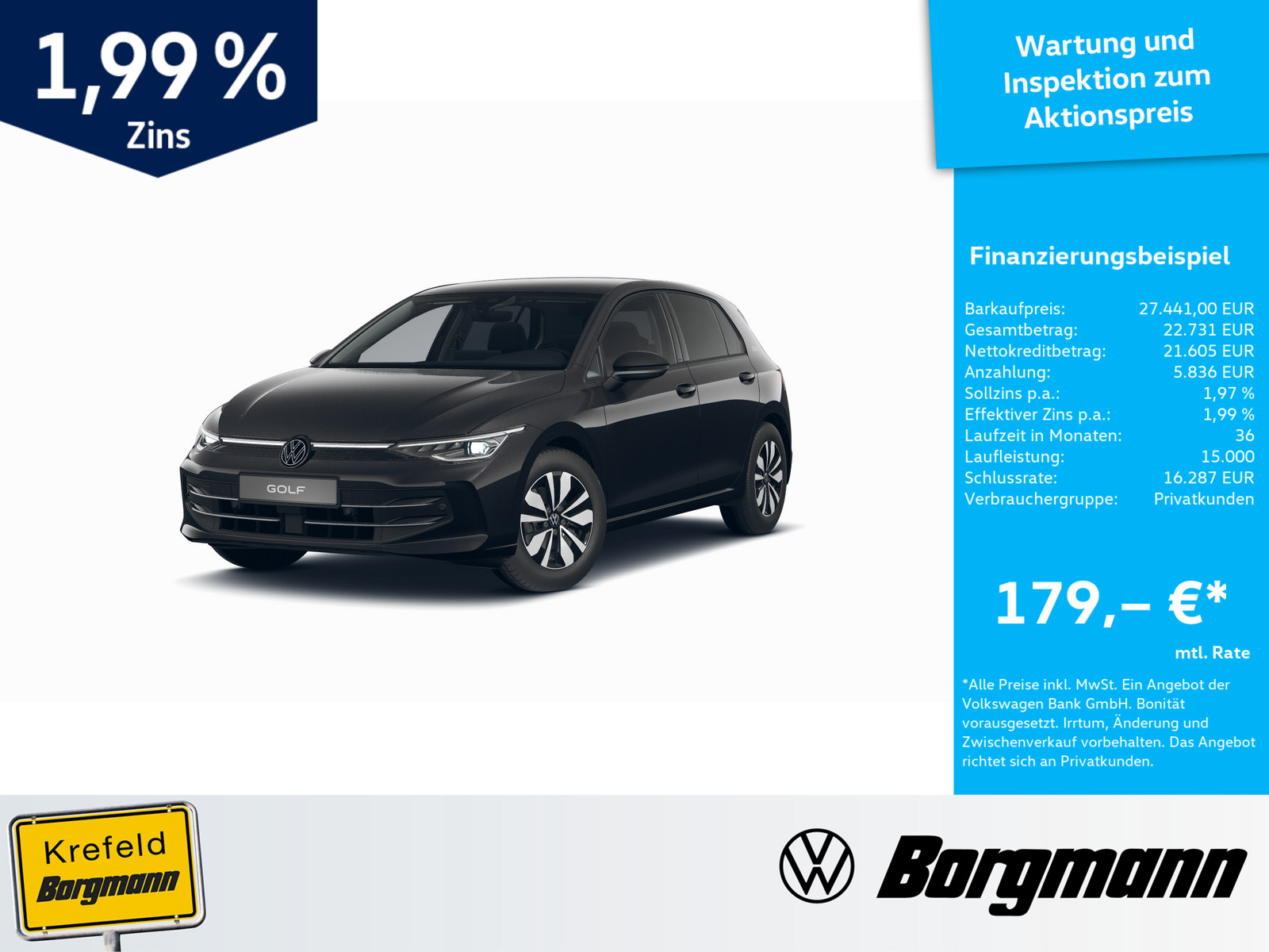 VW Golf VIII 1.5 TSI Goal