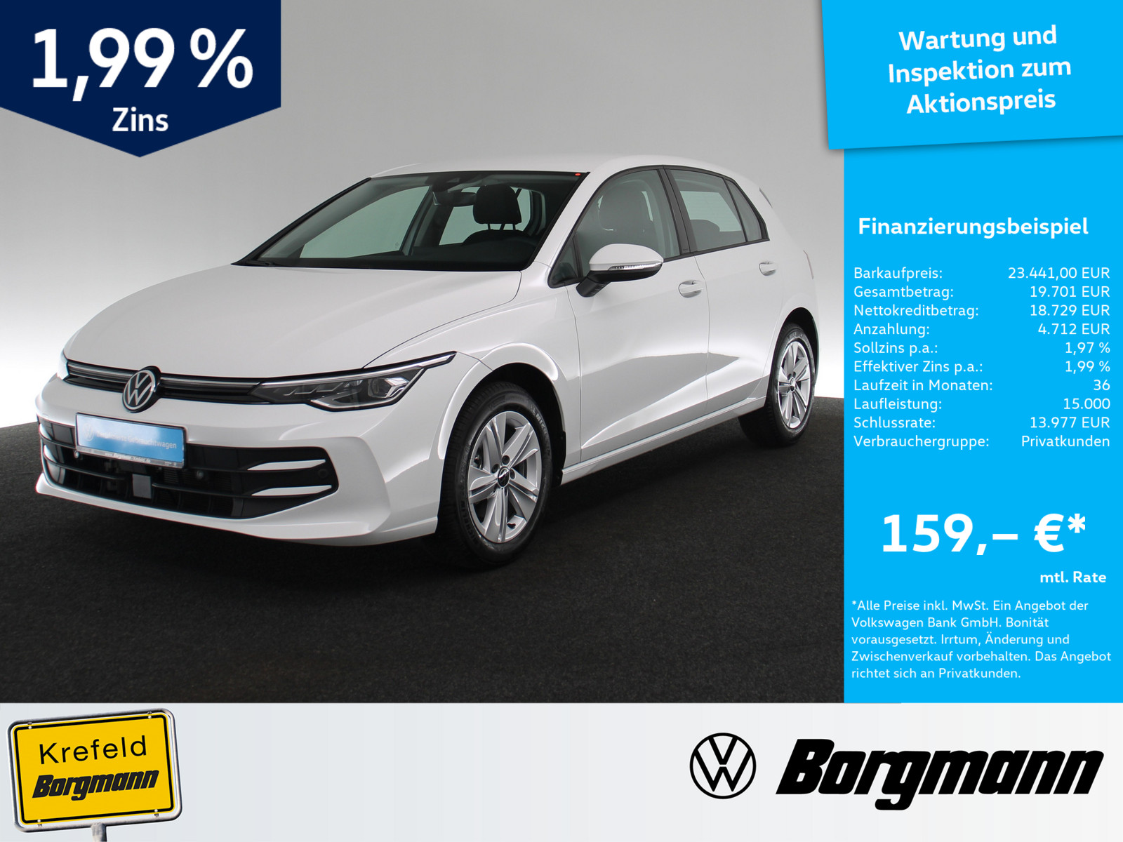 VW Golf VIII 1.5 TSI Life