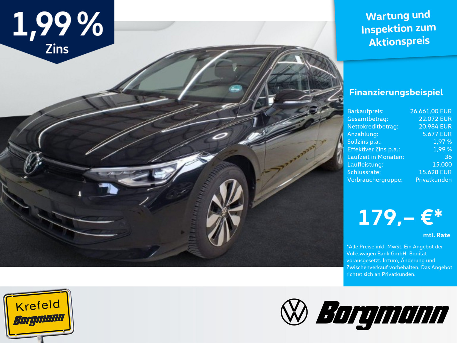 VW Golf VIII 1.5 TSI Goal