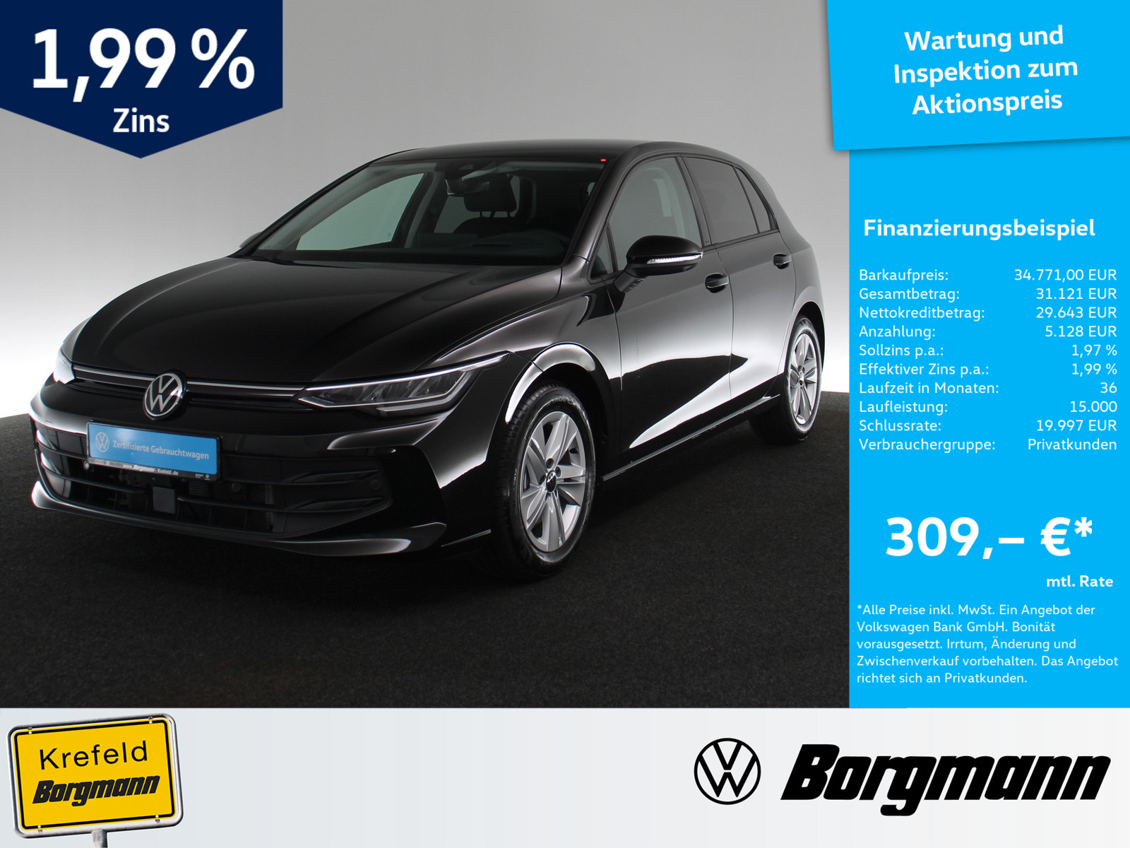 VW Golf VIII 2.0 TDI Life