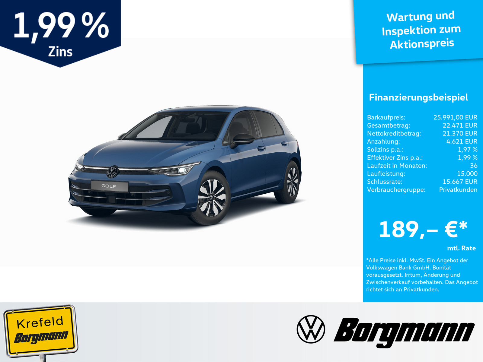 VW Golf VIII 1.5 TSI Goal