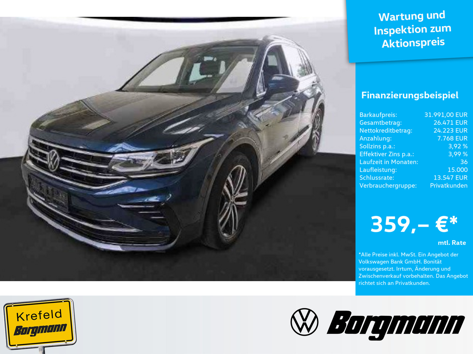 VW Tiguan 1.5 TSI Elegance