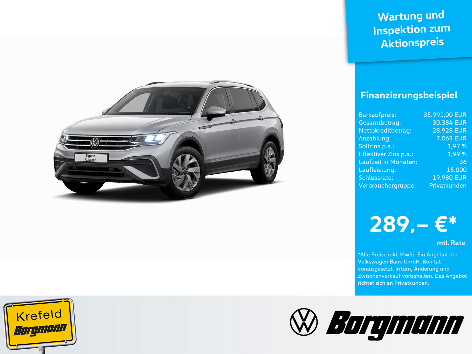 VW Tiguan Allspace 2.0 TDI Life