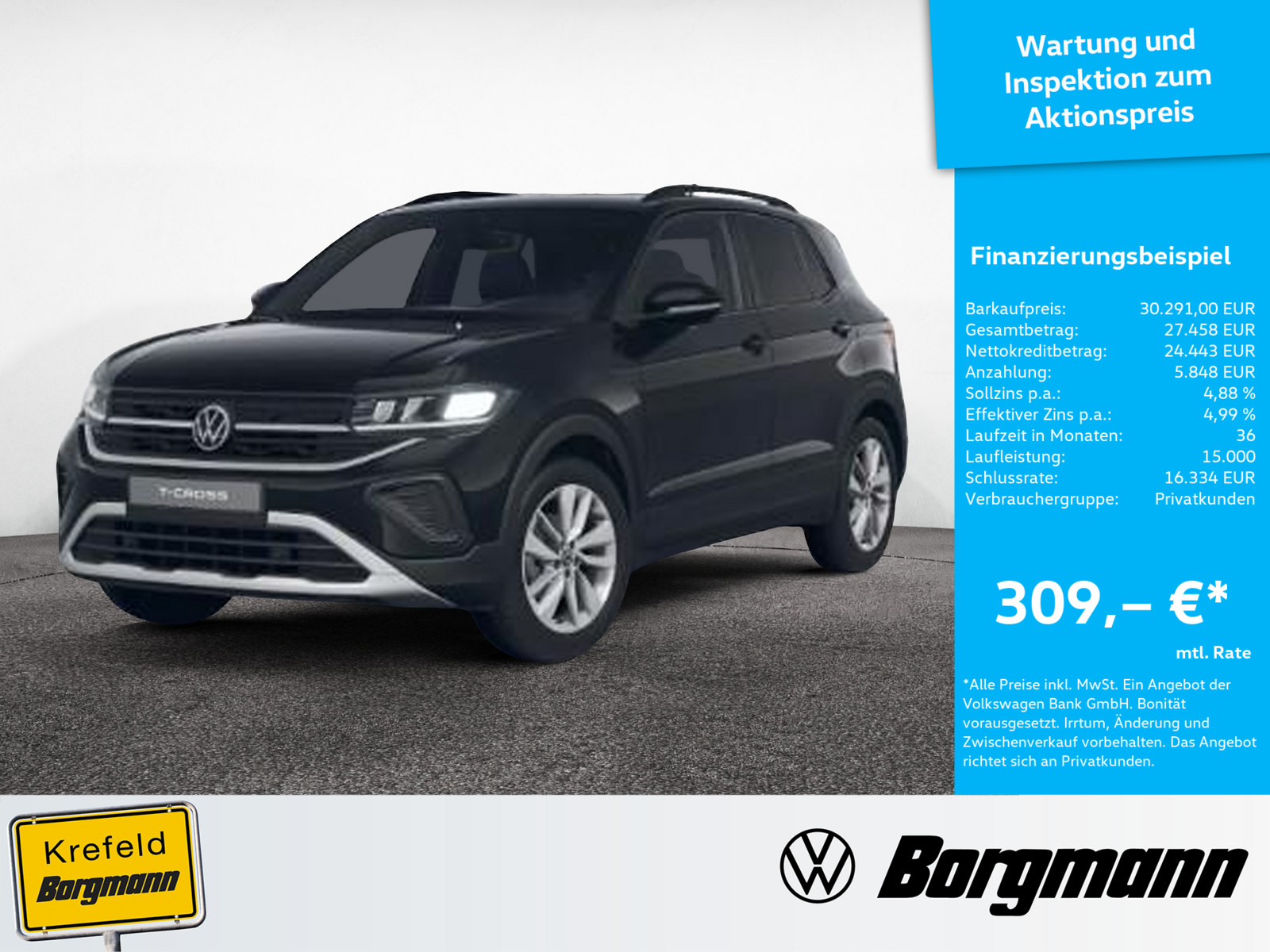 VW T-Cross 1.5 TSI Goal