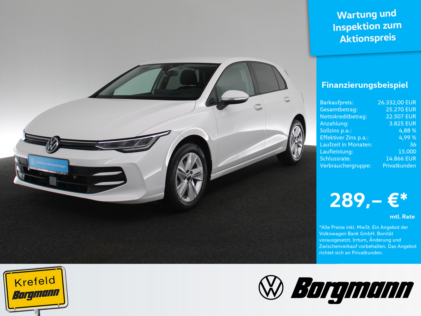 VW Golf VIII 1.5 TSI Life