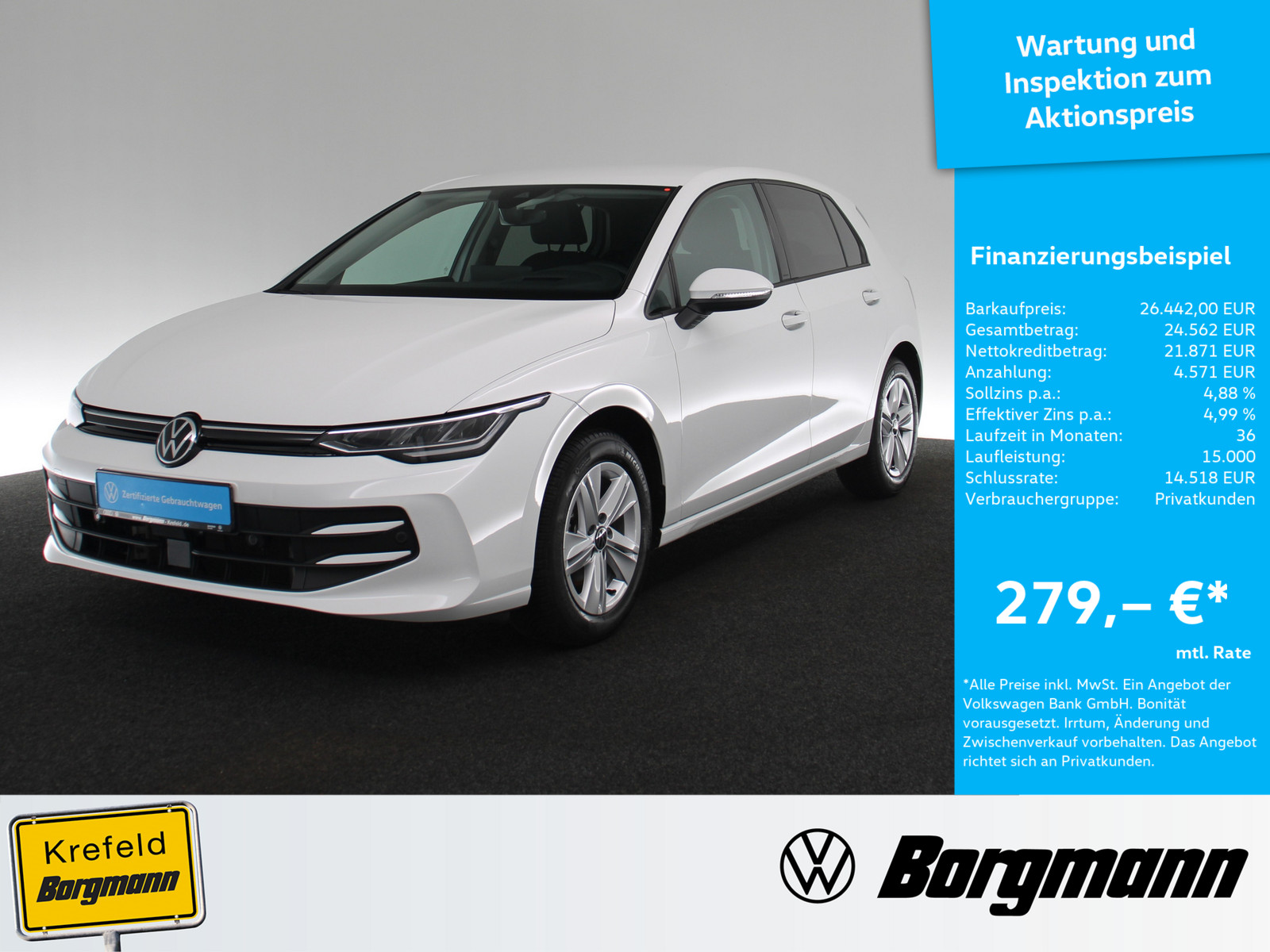VW Golf VIII 1.5 TSI Life