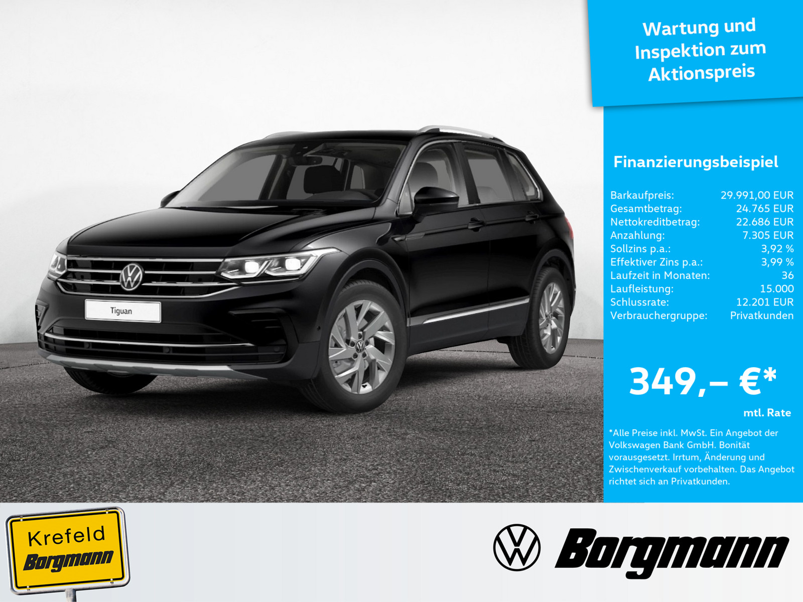 VW Tiguan 2.0 TDI Elegance 4Motion