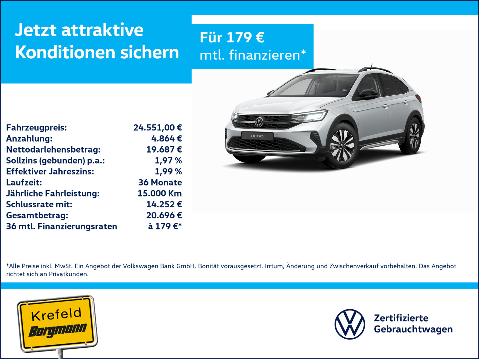 VW Taigo 1.0 TSI Goal