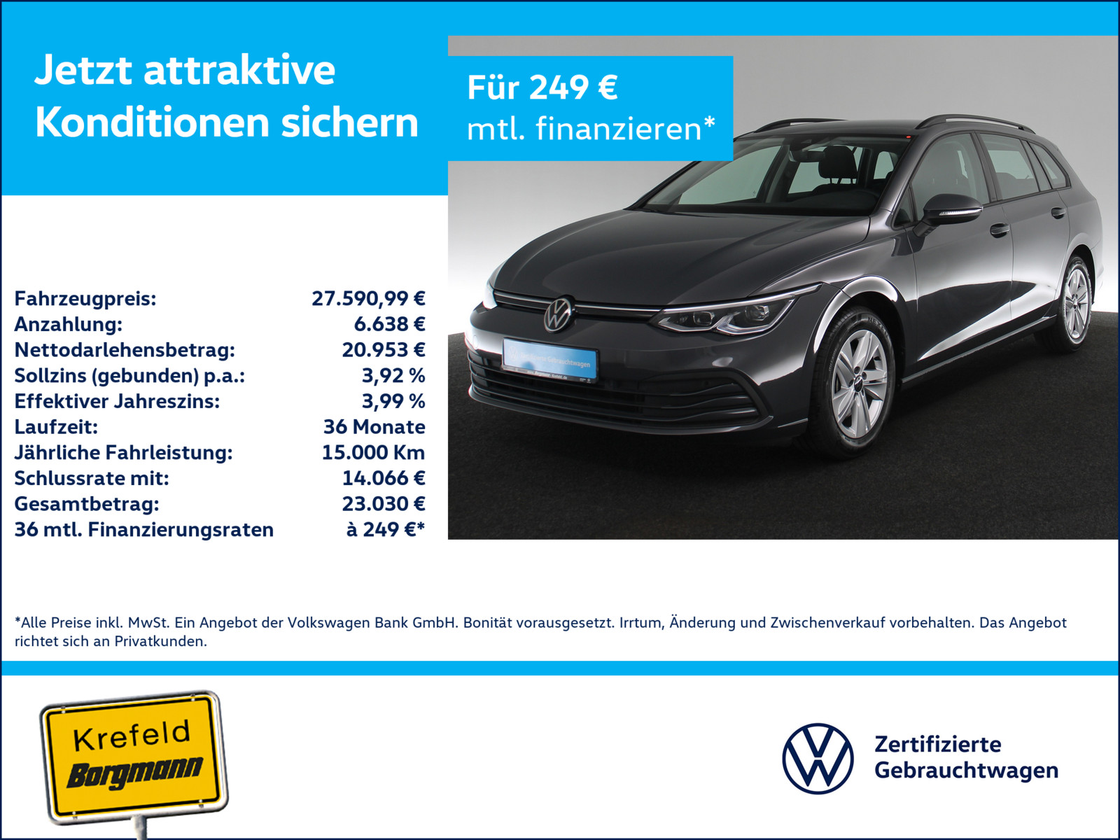 VW Golf VIII 2.0 TDI Life