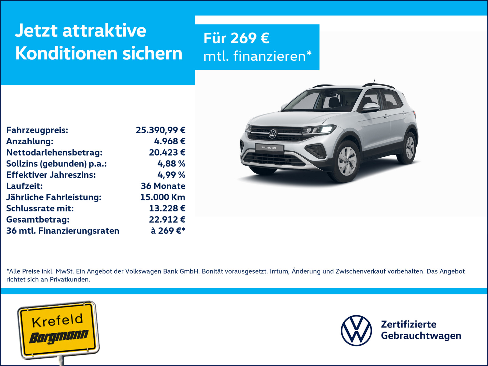 VW T-Cross 1.0 TSI Life