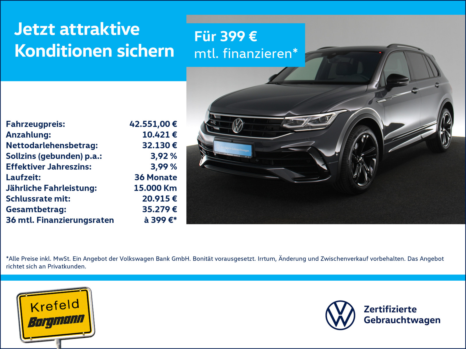 VW Tiguan 2.0 TSI R-Line 4Motion