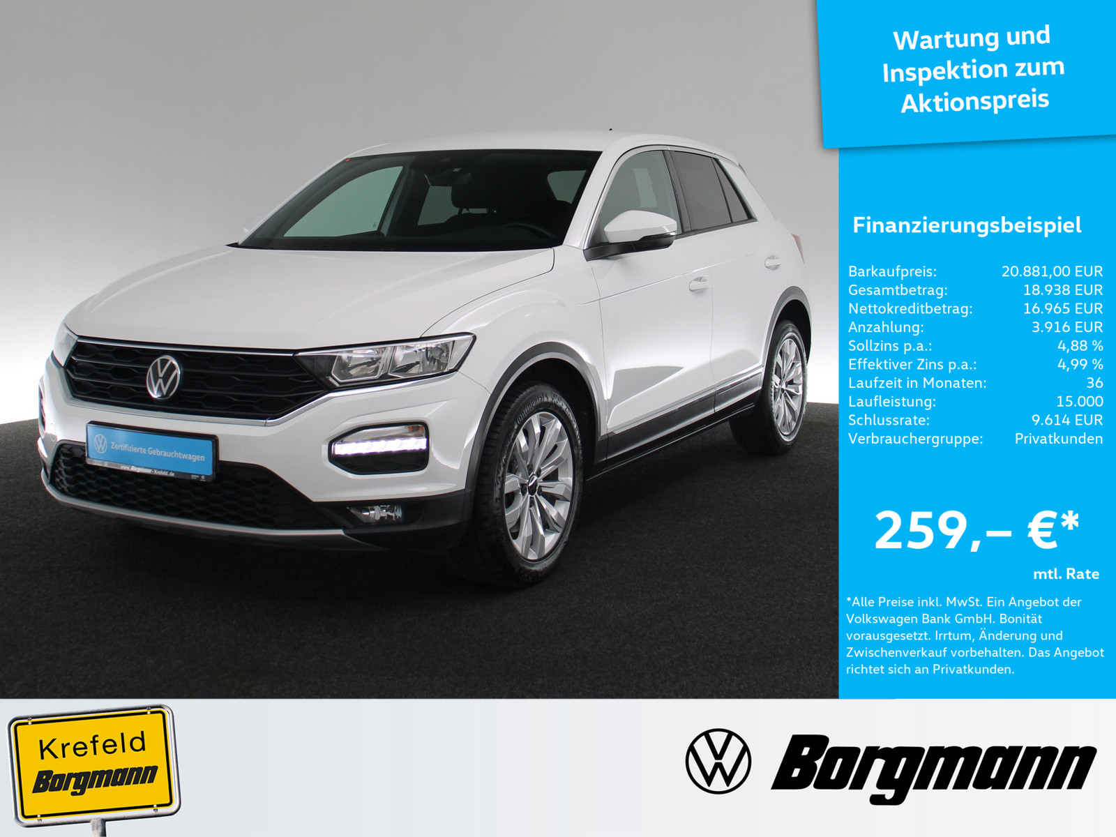 VW T-Roc 2.0 TDI Sport