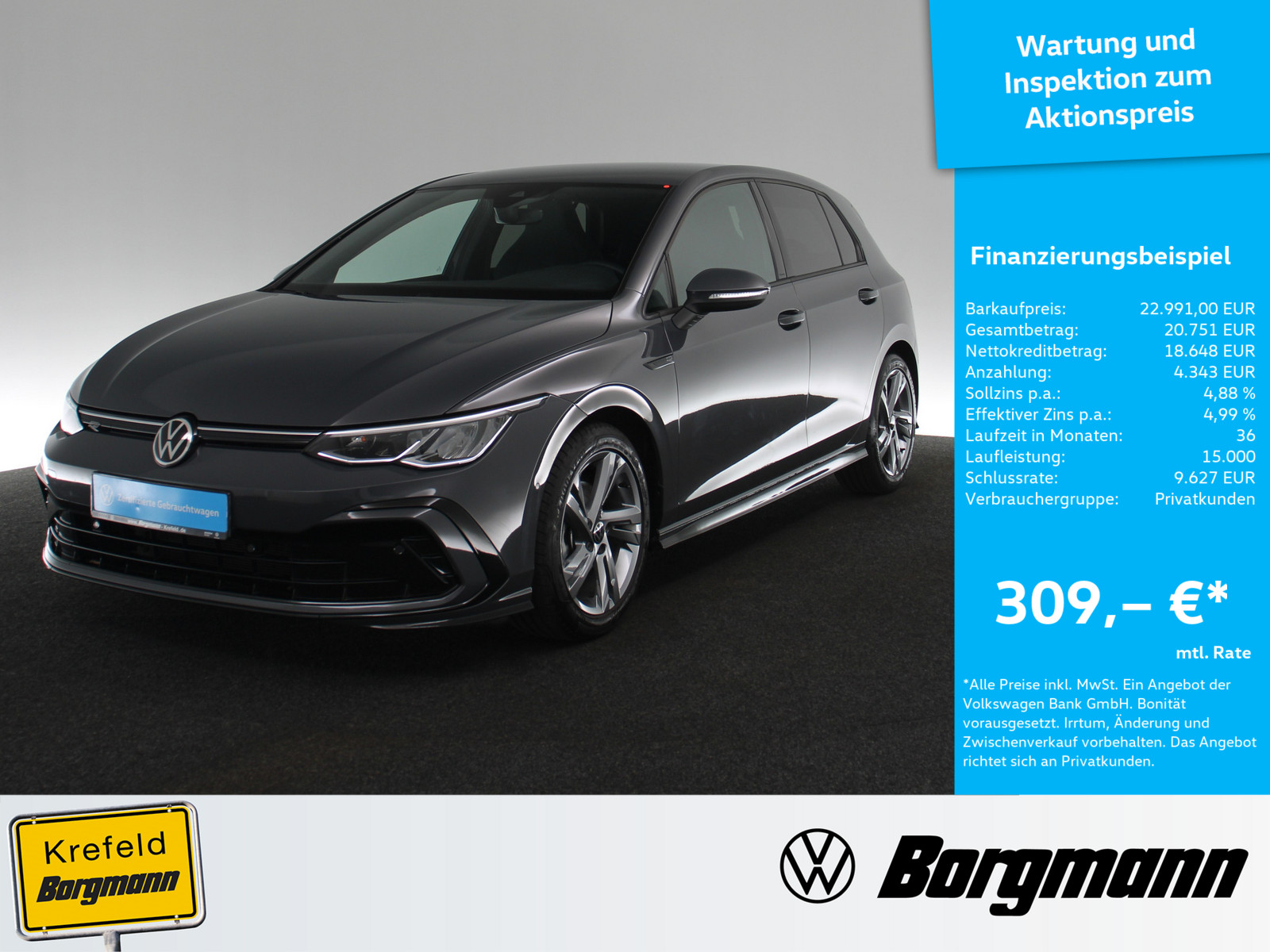 VW Golf VIII 1.5 TSI R-Line