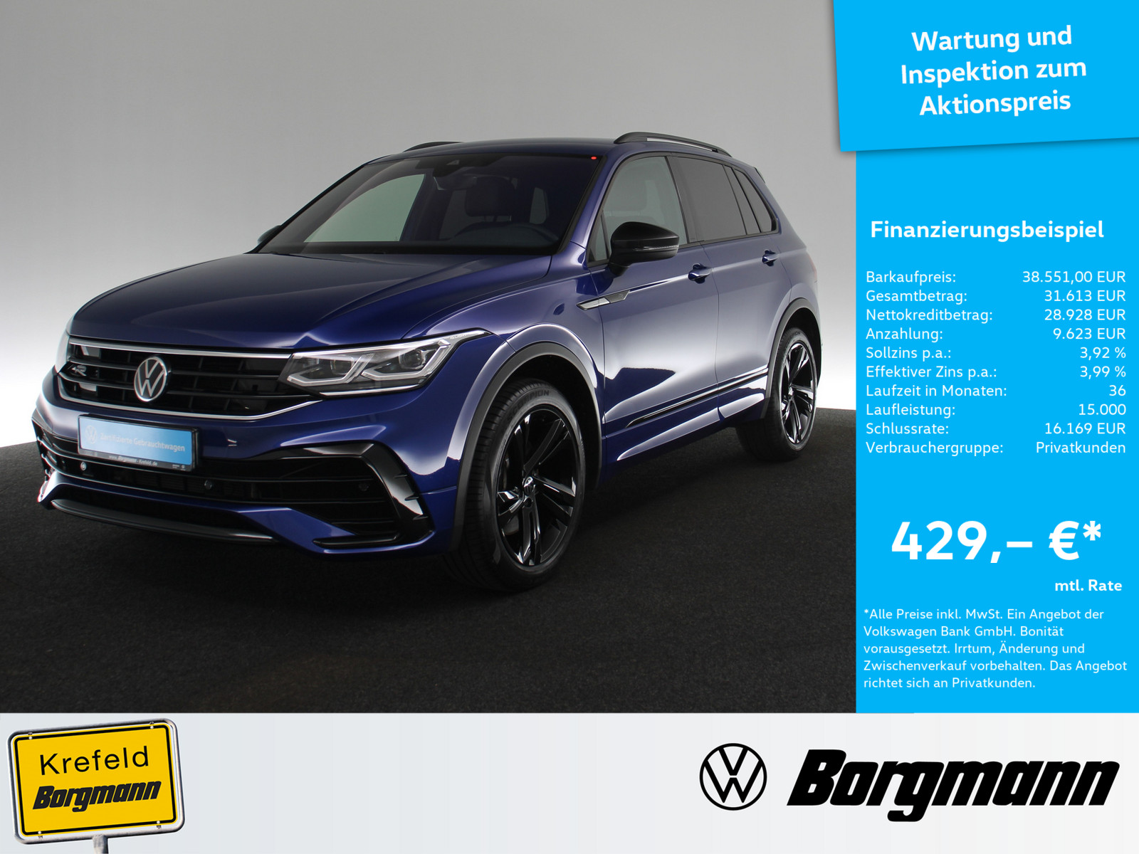VW Tiguan 2.0 TDI R-Line 4Motion