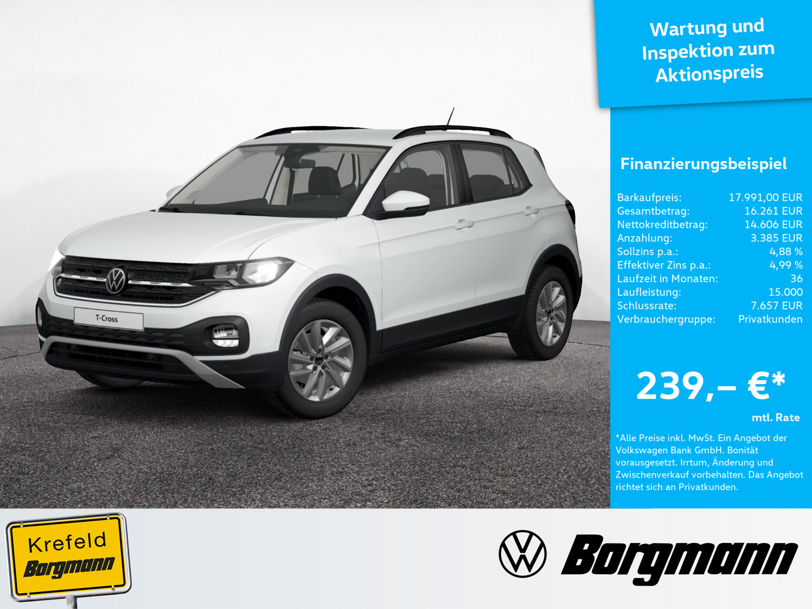 VW T-Cross 1.0 TSI Life