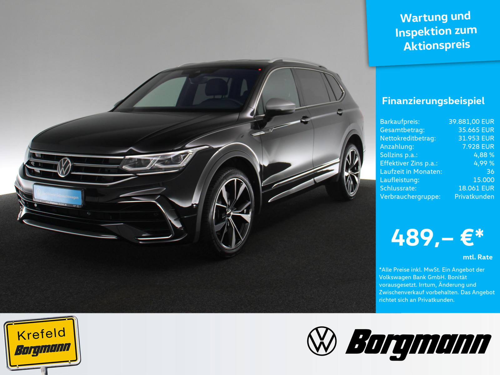 VW Tiguan Allspace 2.0 TSI R-Line 4Motion