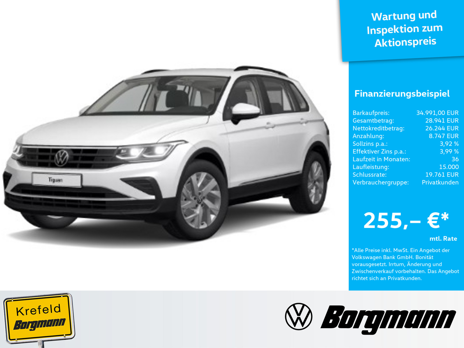 VW Tiguan 2.0 TDI Life 4Motion