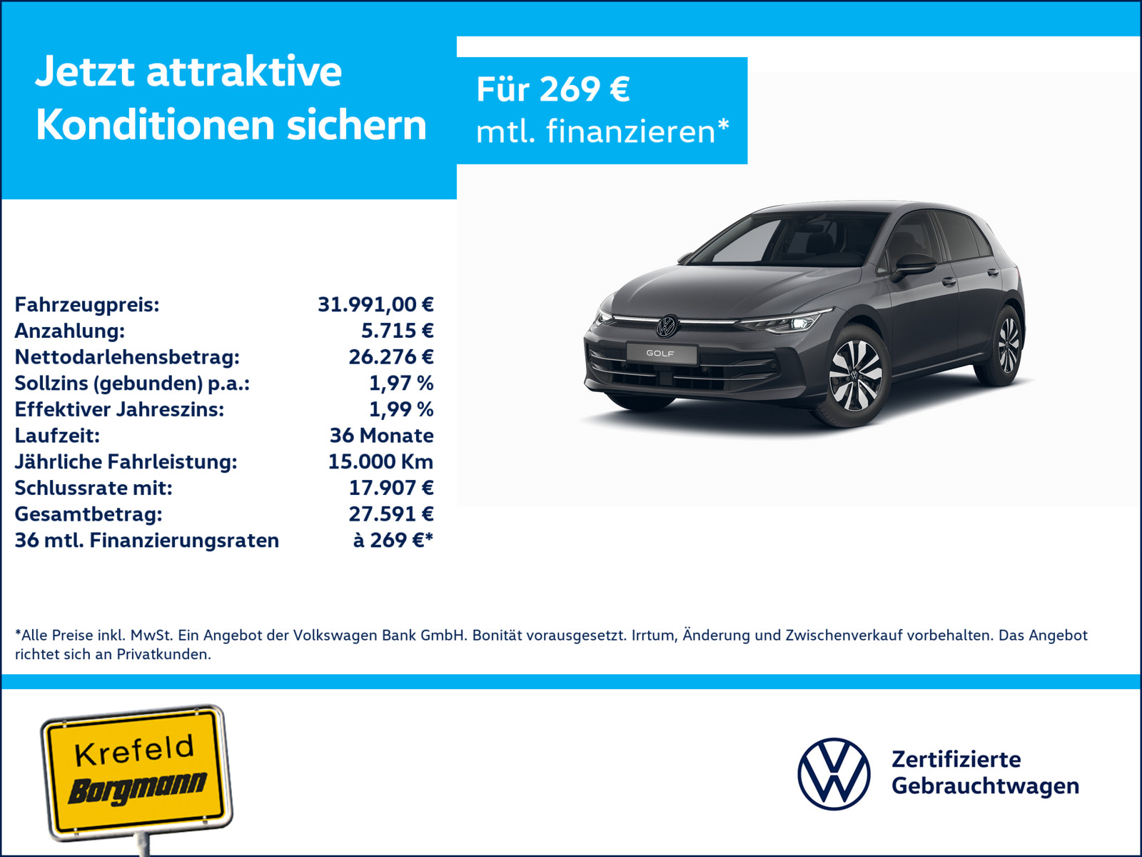 VW Golf VIII 1.5 eTSI Goal