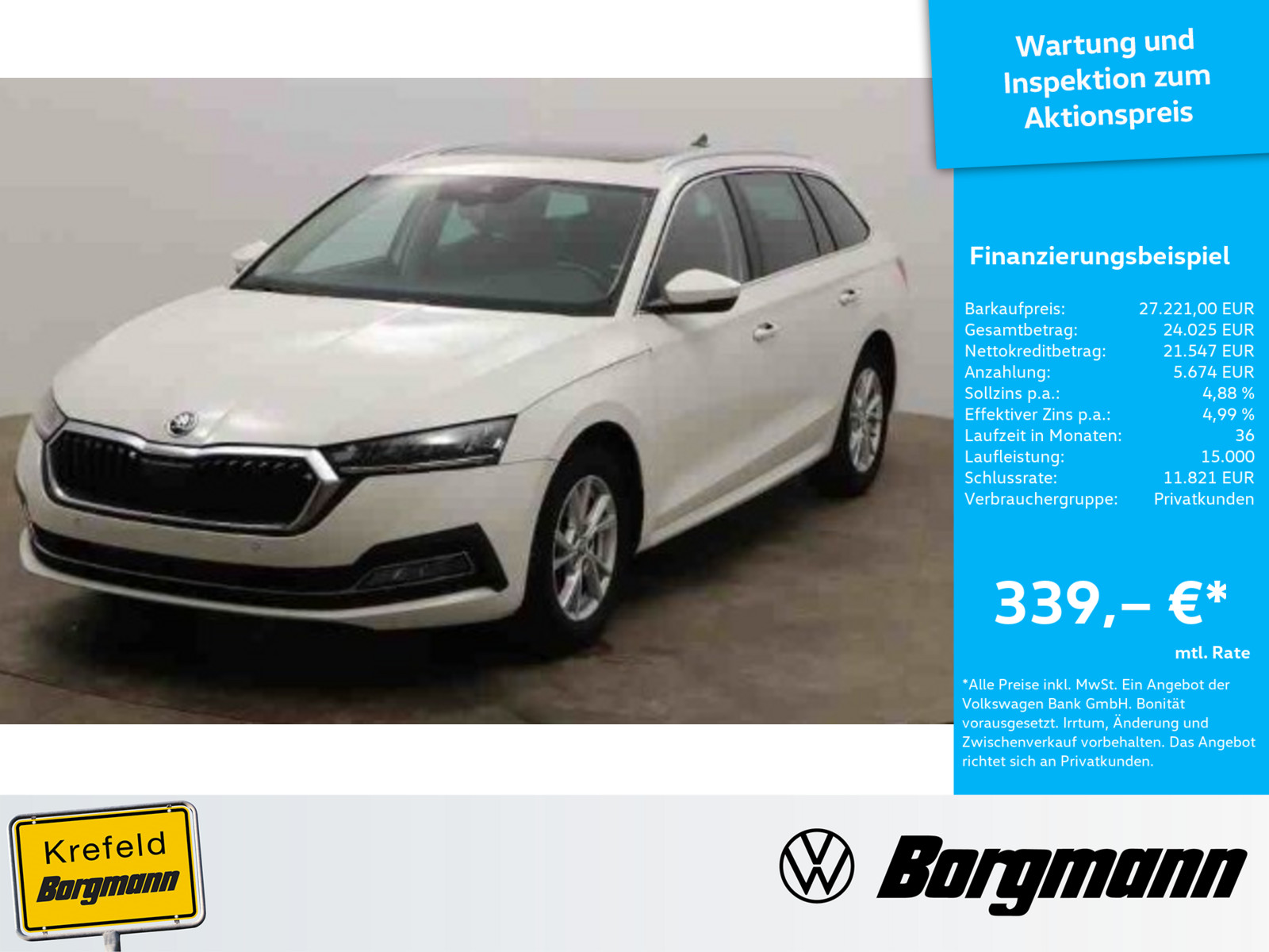 SKODA Octavia Combi 2.0 TDI DPF Style