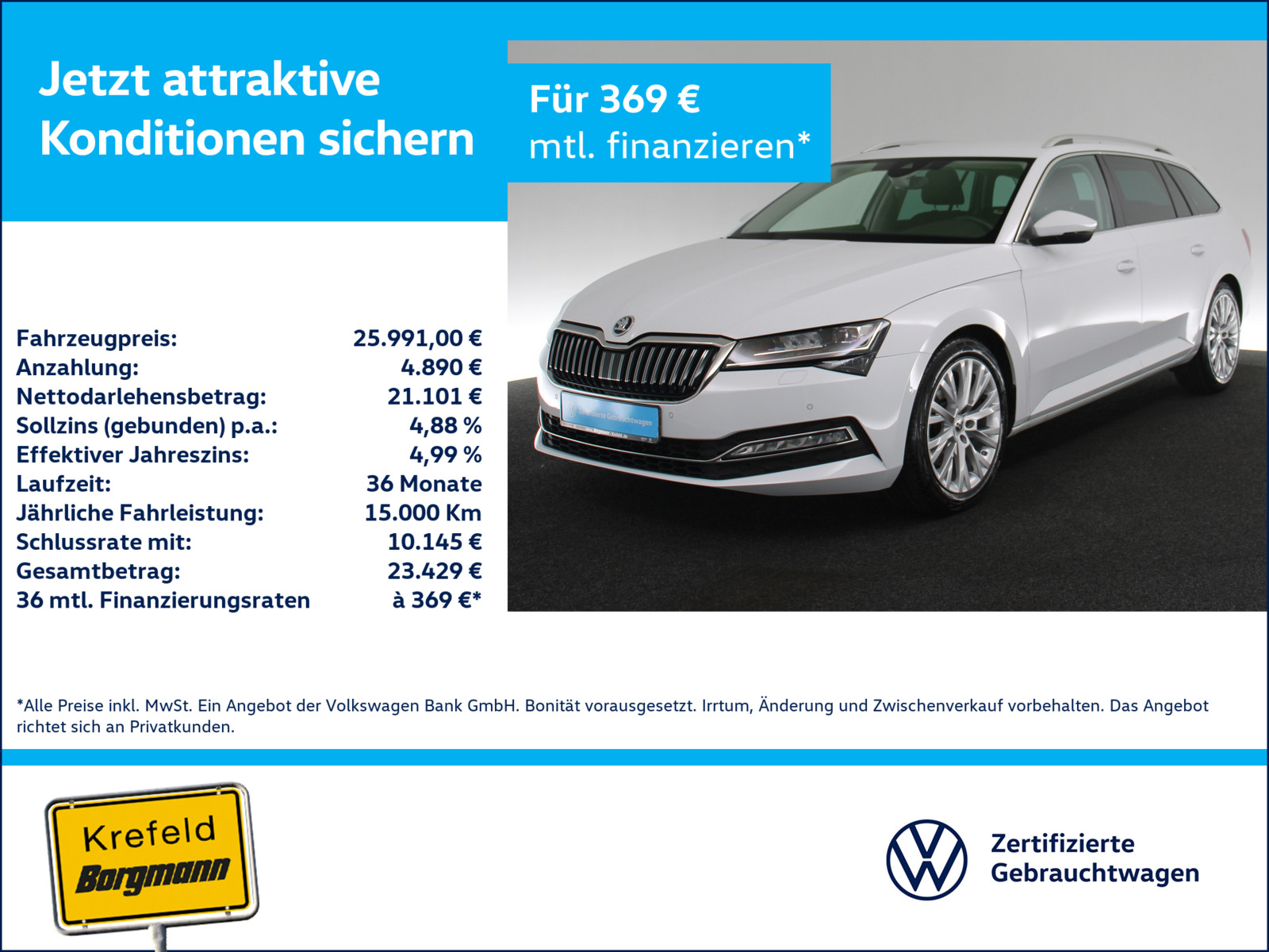 SKODA Superb Combi 2.0 TDI Style
