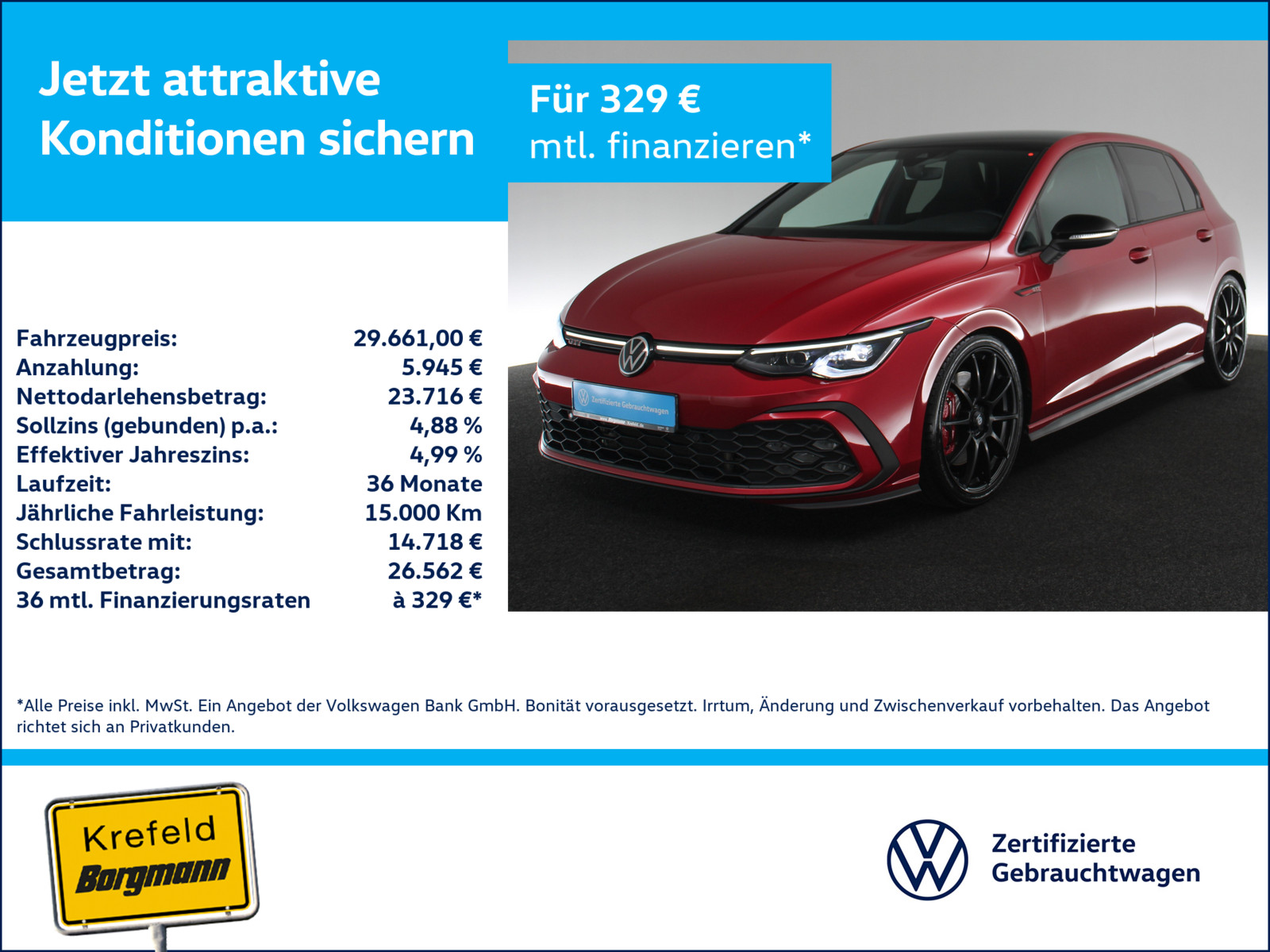 VW Golf VIII 2.0 TSI GTI