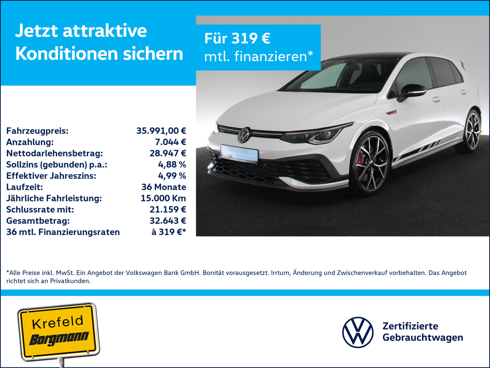 VW Golf VIII 2.0 TSI GTI Clubsport
