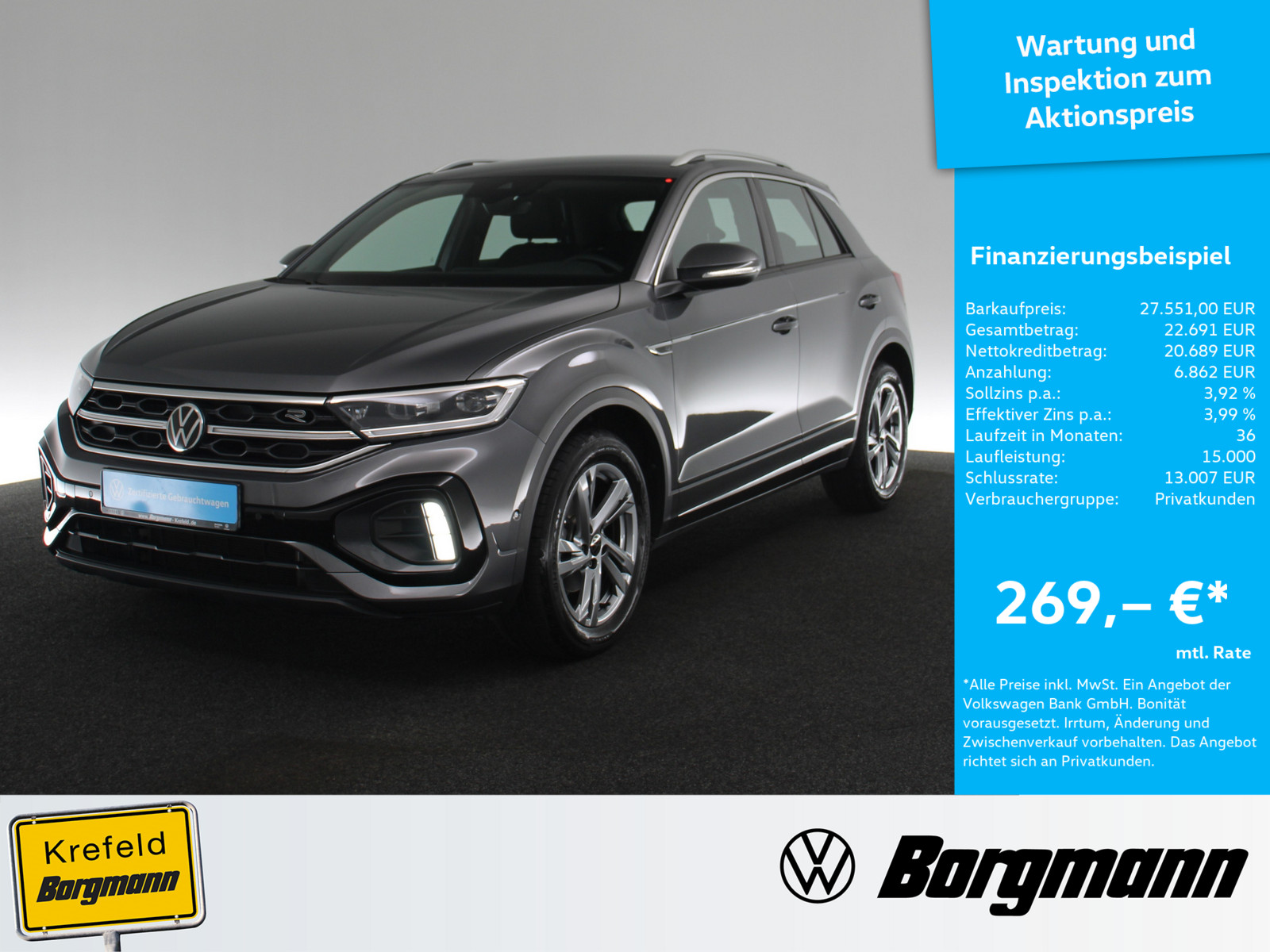 VW T-Roc 1.5 TSI R-Line