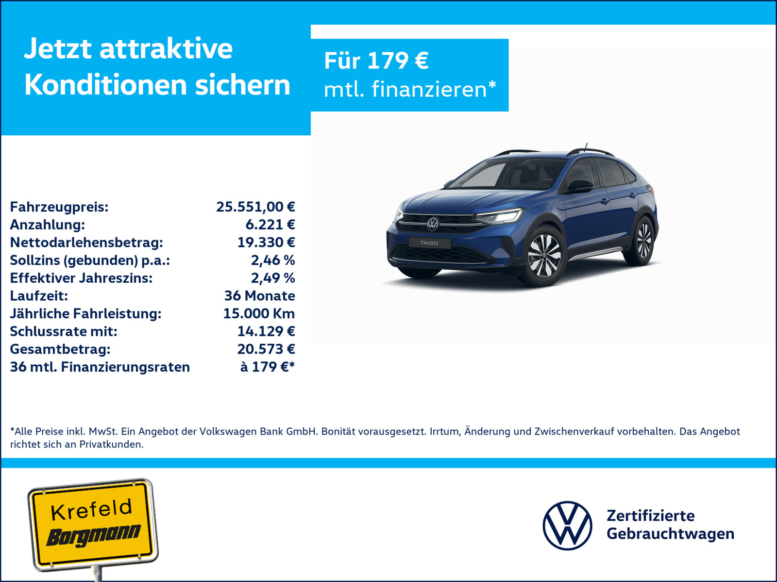 VW Taigo 1.0 TSI Goal