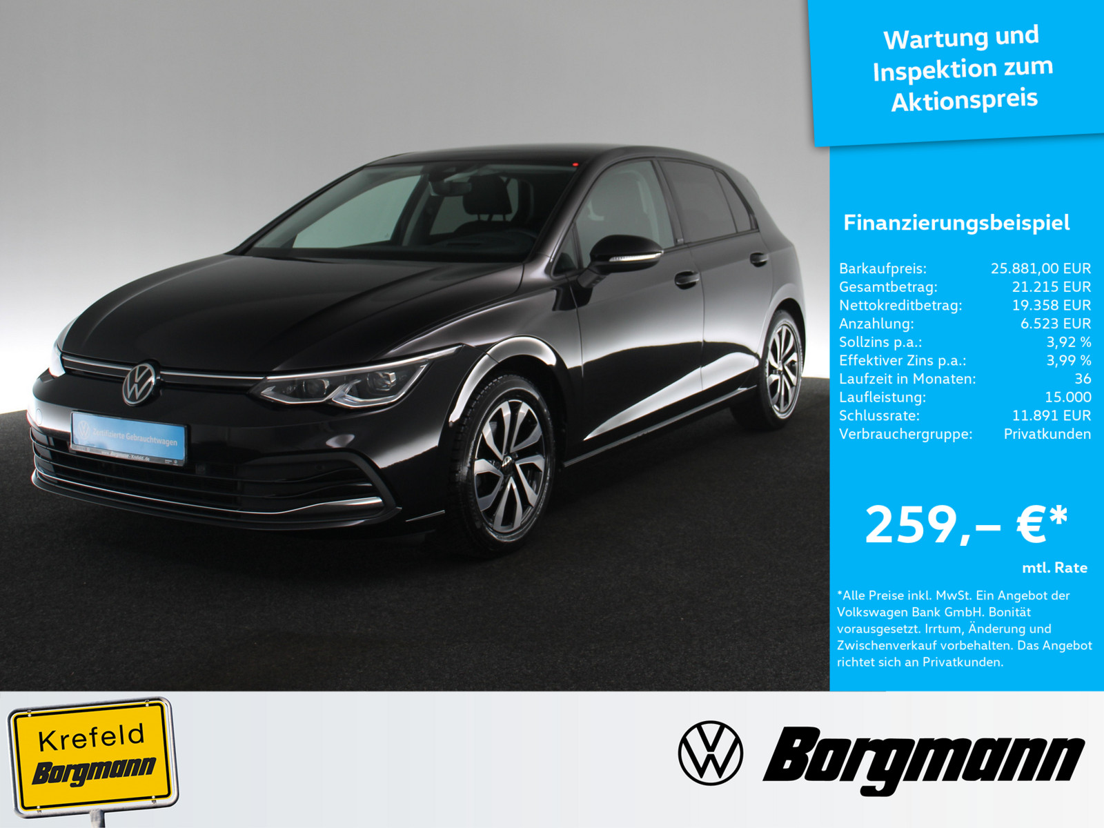 VW Golf VIII 2.0 TDI Active