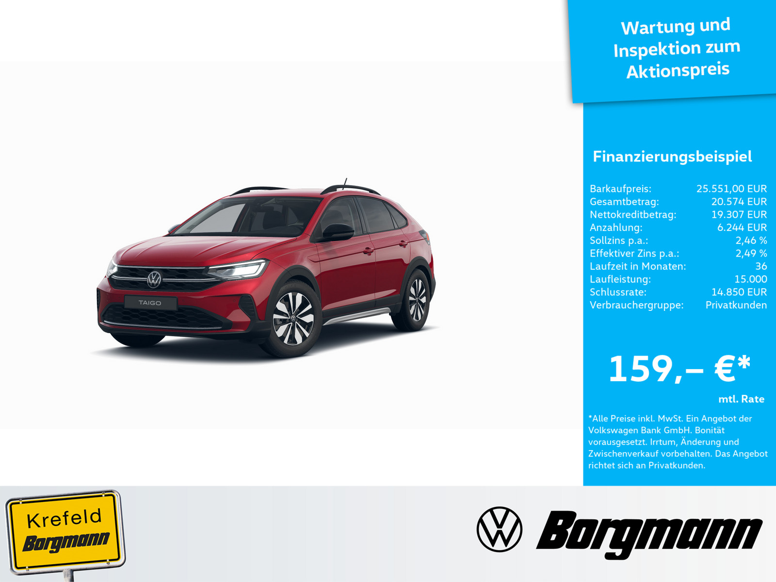 VW Taigo 1.0 TSI Goal