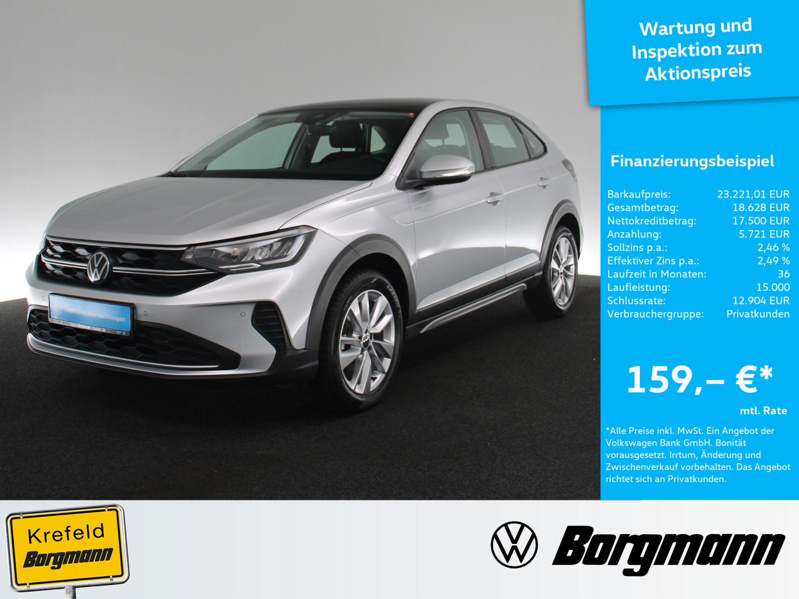 VW Taigo 1.0 TSI Life